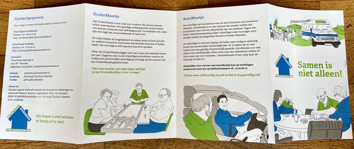 ThuishuisWoerde's tweet photo. Vol trots presenteren wij u onze PRACHTIGE nieuwe folder!!🎉🤩🥳🍾 We zijn de afgelopen jaren zo enorm gegroeid dat de oude folder niet meer paste. Nu alles mooi en duidelijk in 1 folder 😃Met dank aan @jkaziusvorm @jkazius 💐 We gaan hem door heel Gemeente Woerden verspreiden 👍🏼 https://t.co/Q93nAfPDcA