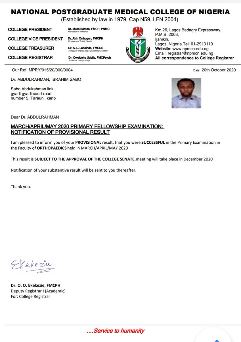 Dr. A.I Sabo tweet media