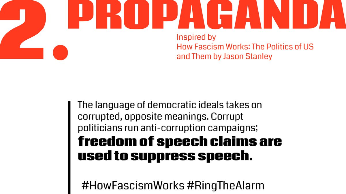 Fascists are FLOODING our feeds with  #misinformation like never before, and it’s coming all the way from the top.Follow campaigns like  @wewinblack  @ColorOfChange and  @snopes that are checking the facts and attacking the  #disinformation machine head-on. (3/12)