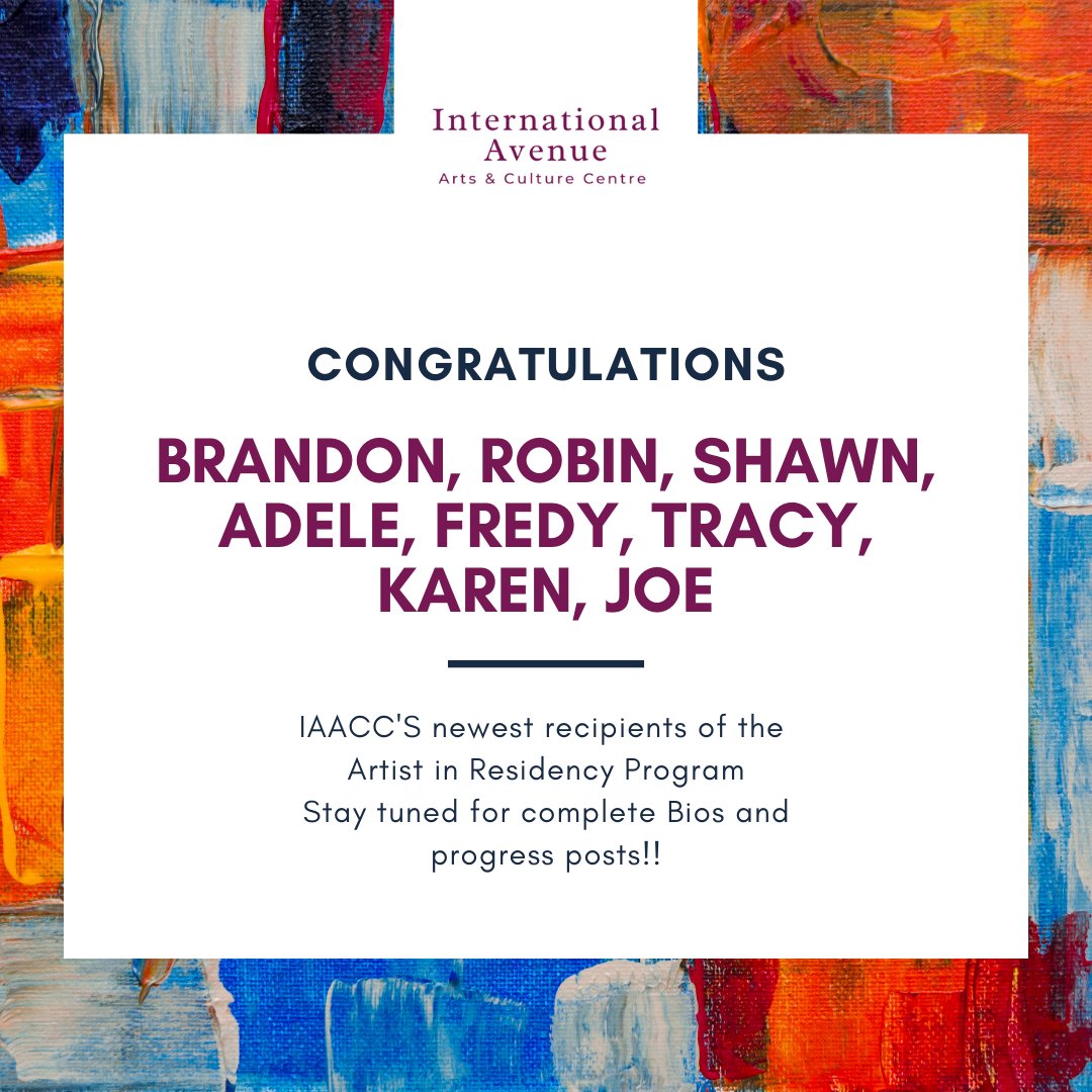 IAACC (@iaacc1) on Twitter photo There is some very happy artist in Greater Forestlawn!
More info to come...stay tuned! There is some very happy artist in Greater Forestlawn!
More info to come...stay tuned!