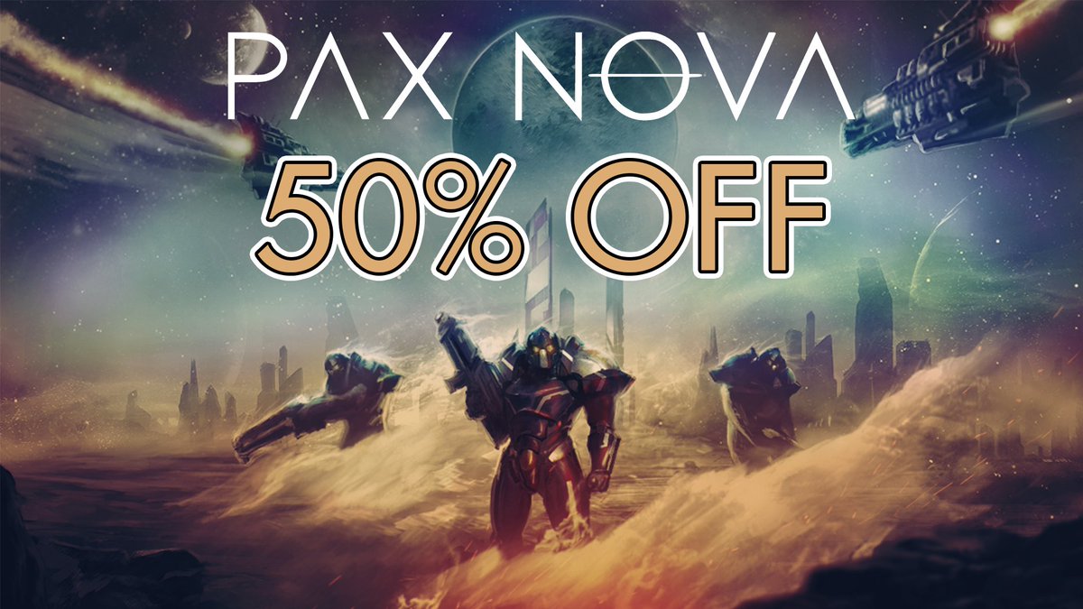 GamesByGreyWolf's tweet photo. Explore new worlds, build cities and fight great battles. 

Get Pax Nova now at 50% off on Steam during the weeklong sale:

https://t.co/2Moz8CHFL1

#indiedev #gamedev #indiegame https://t.co/ifls8Yqy0D