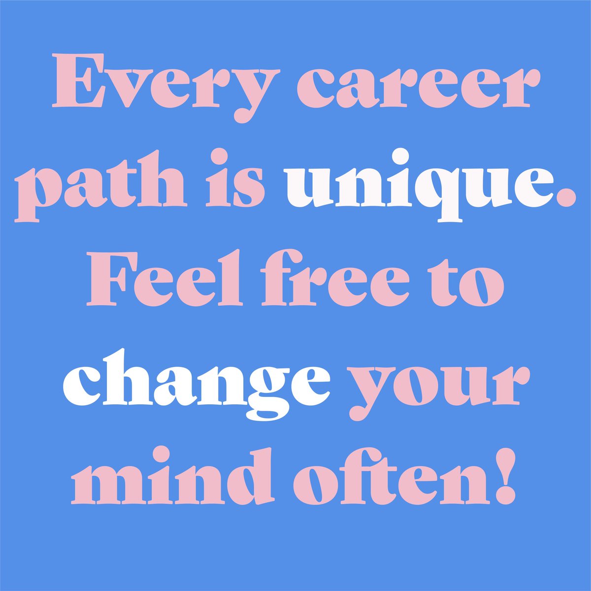 Don’t feel pressure to walk a linear path!🚶‍♀️ Feel free to change your mind OFTEN! 🧠 #HarvardWiCS #WomenInSTEM