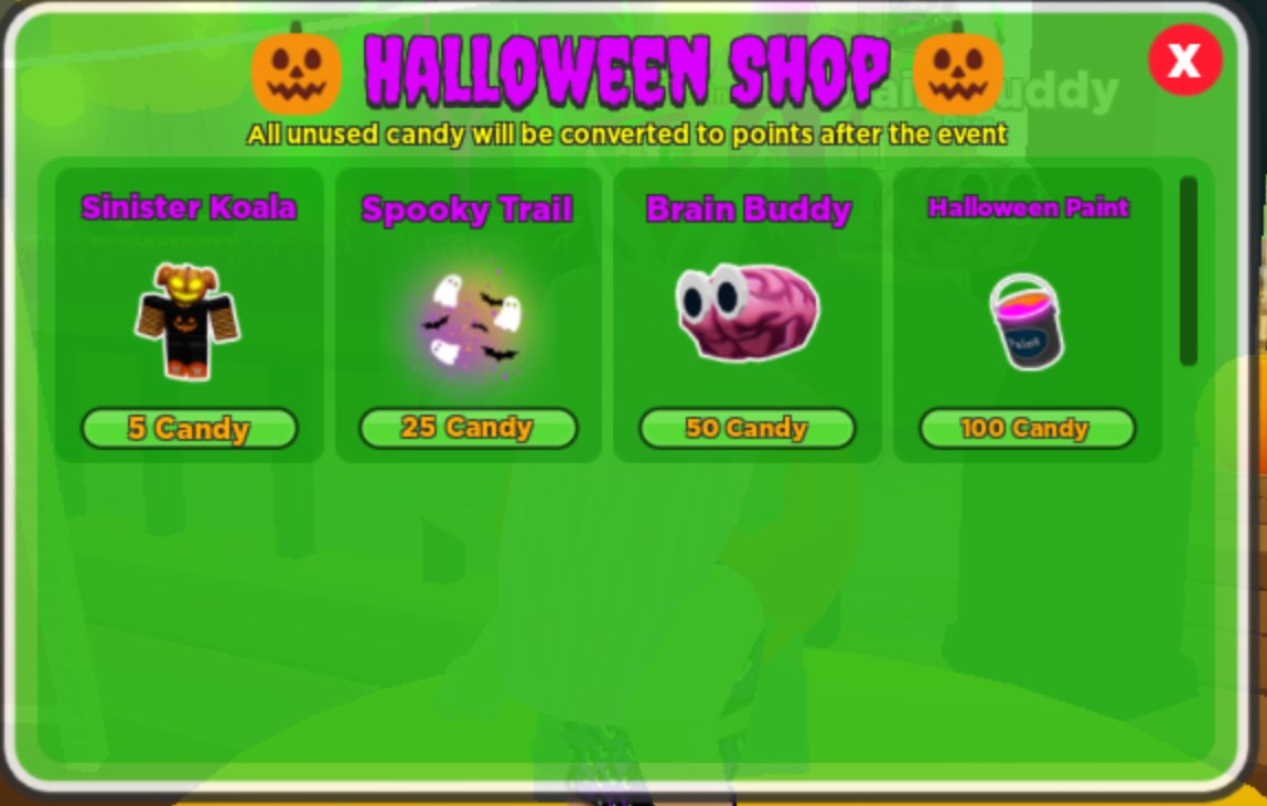 Koala Cafe On Twitter Have You Checked Out The New Halloween Update And The New Event You Can Serve Npc Customers And Get 1 Candy Per Npc Redeem Candy For - koala cafe roblox application