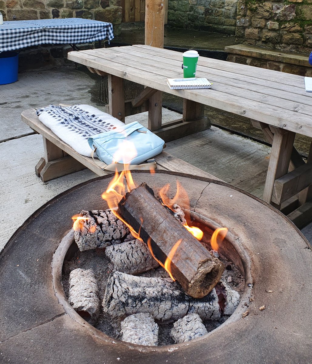 CommFirstYorks's tweet image. The fire pit was a welcome addition to our @VCSESupportNY socially distanced outdoor planning meeting @HTFarmAdventure!