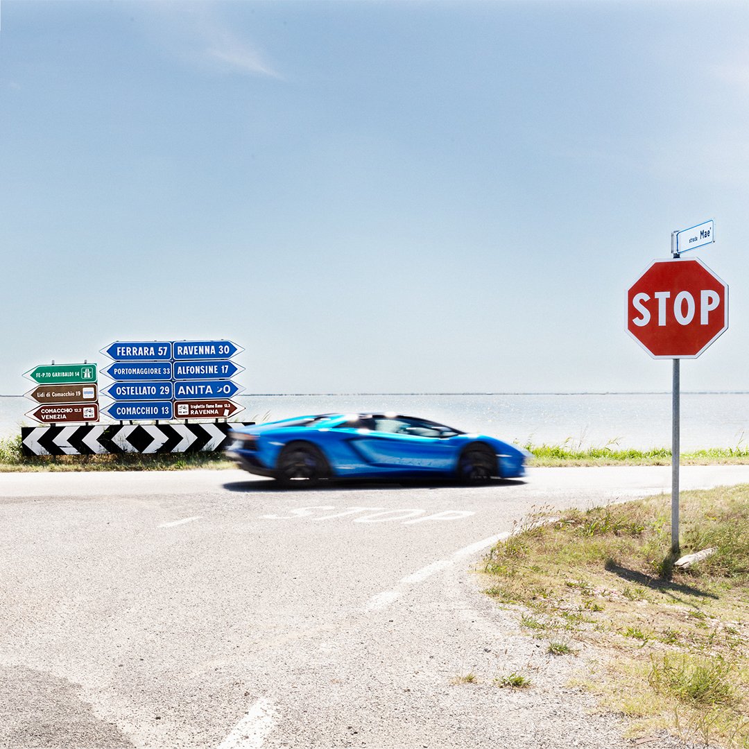 Pictures - like these captured by Piero Gemelli - convey stories of landscapes and architectures. Our #AventadorSRoadster explored #EmiliaRomagna, the land of Lamborghini and its magnificence that expresses our culture and who we are.

#Lamborghini #WithItalyForItaly