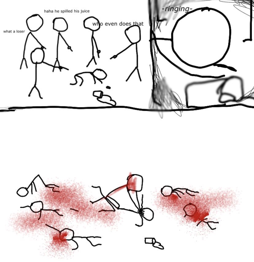 yuribeast on X: my favorite genre of meme is Stick Figure Violence   / X