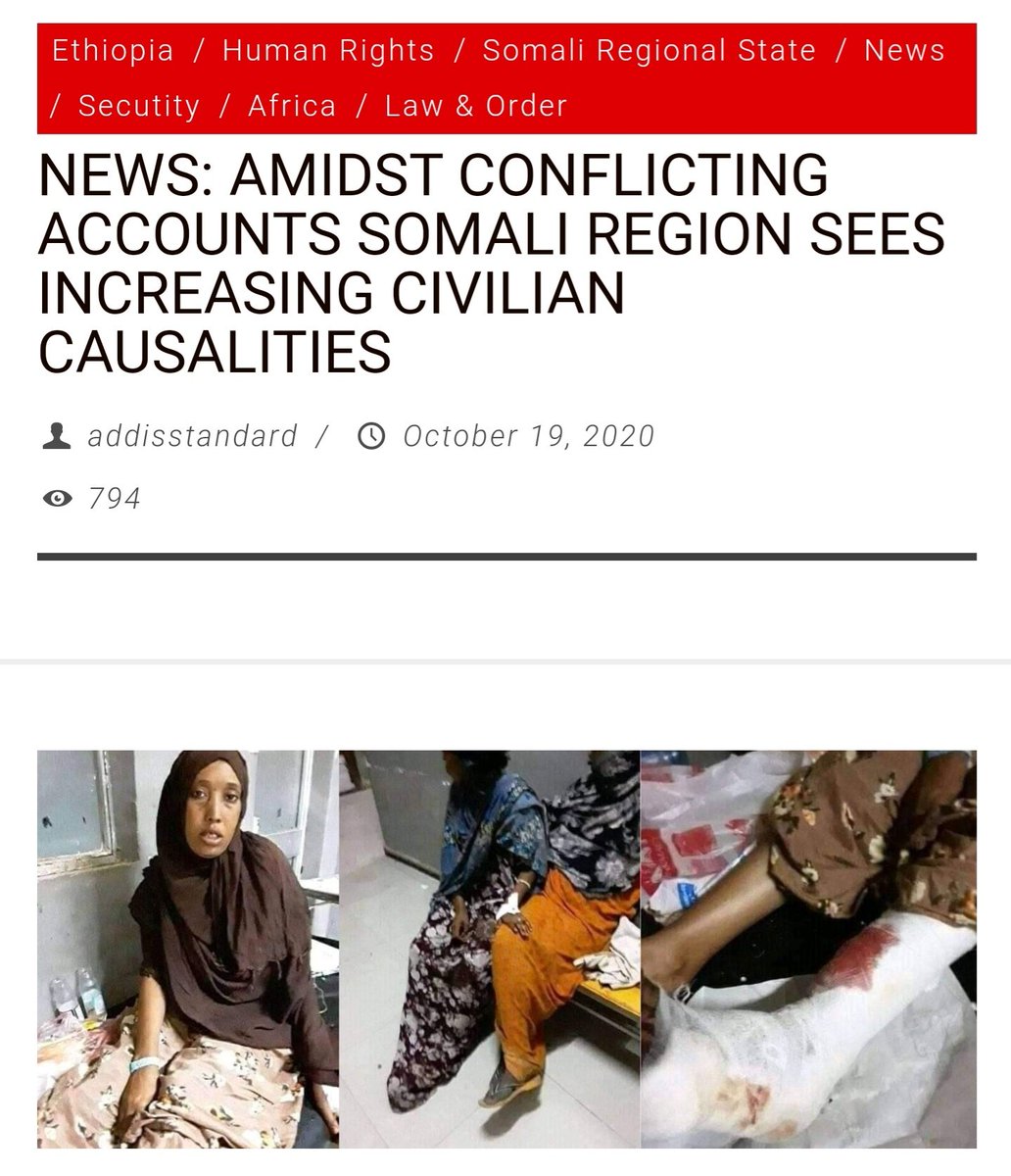 HeraldJig's tweet photo. Security forces' killing of protesters, widespread threats and intimidation of citizens &amp; political opponents were on the rise lately; some making their way to national media.

According to sources, this latest incident is said to be triggered by the group's rally in #Kebridahar. https://t.co/GdUU7F8Fw8