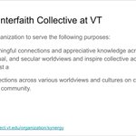 Photo by Synergy: Interfaith Collective at Virginia Tech (@Synergy_At_VT)