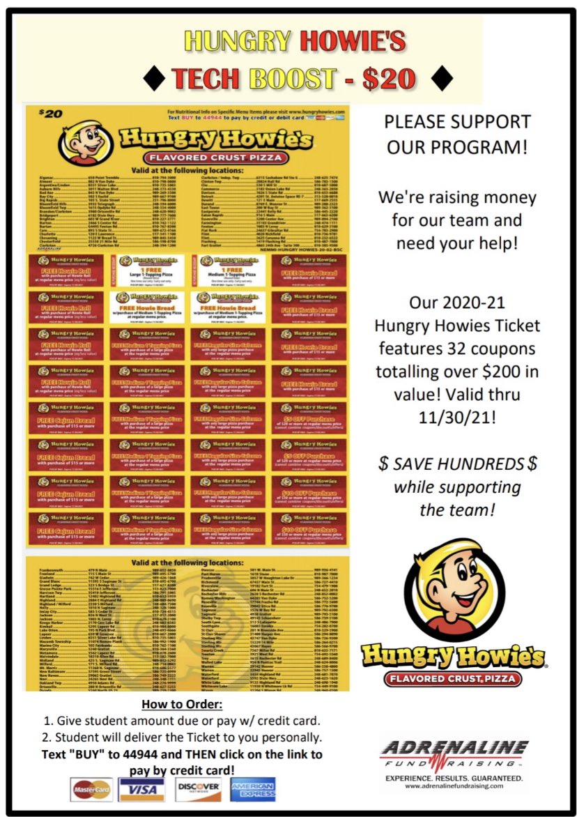 Contact me if interested in helping our middle school football program... this will pay for itself very quickly.