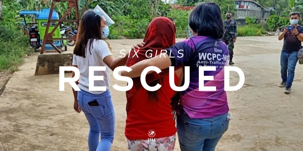 IJM's tweet image. #RESCUE – Six girls are now FREE from #cybersextrafficking after being rescued by Philippine authorities! 

This rescue happened just days after they had rescued four other children, showing their determination that lockdowns will not stop them from fighting to #EndOSEC.