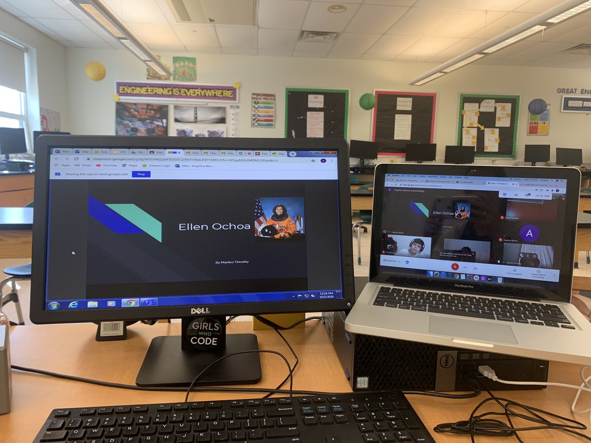 Earlier this month our STEM students shared their Hispanic Heritage Research Presentations. Students researched leading Latinos in the STEM field with a focus on making aesthetically pleasing presentations. They did so well! 🌎🚀👩‍🚀🧑‍⚕️⚙️ #goodtogreat <a href="/Principal_MH/">Park Avenue School, Orange, NJ</a> <a href="/Gerald_Fitzhugh/">Gerald Fitzhugh II, Ed.D. 👌🏾♦️👌🏾♦️KAY</a>