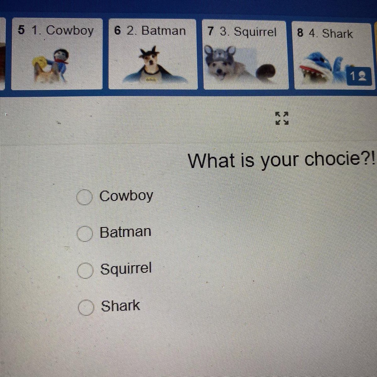 Voting for Jax’s Halloween costume looked a little different this year in #virtualroom8 ! Stay tuned to see which choice won!!! Thanks <a href="/Desmos/">Desmos</a> for making boring fun and easy!