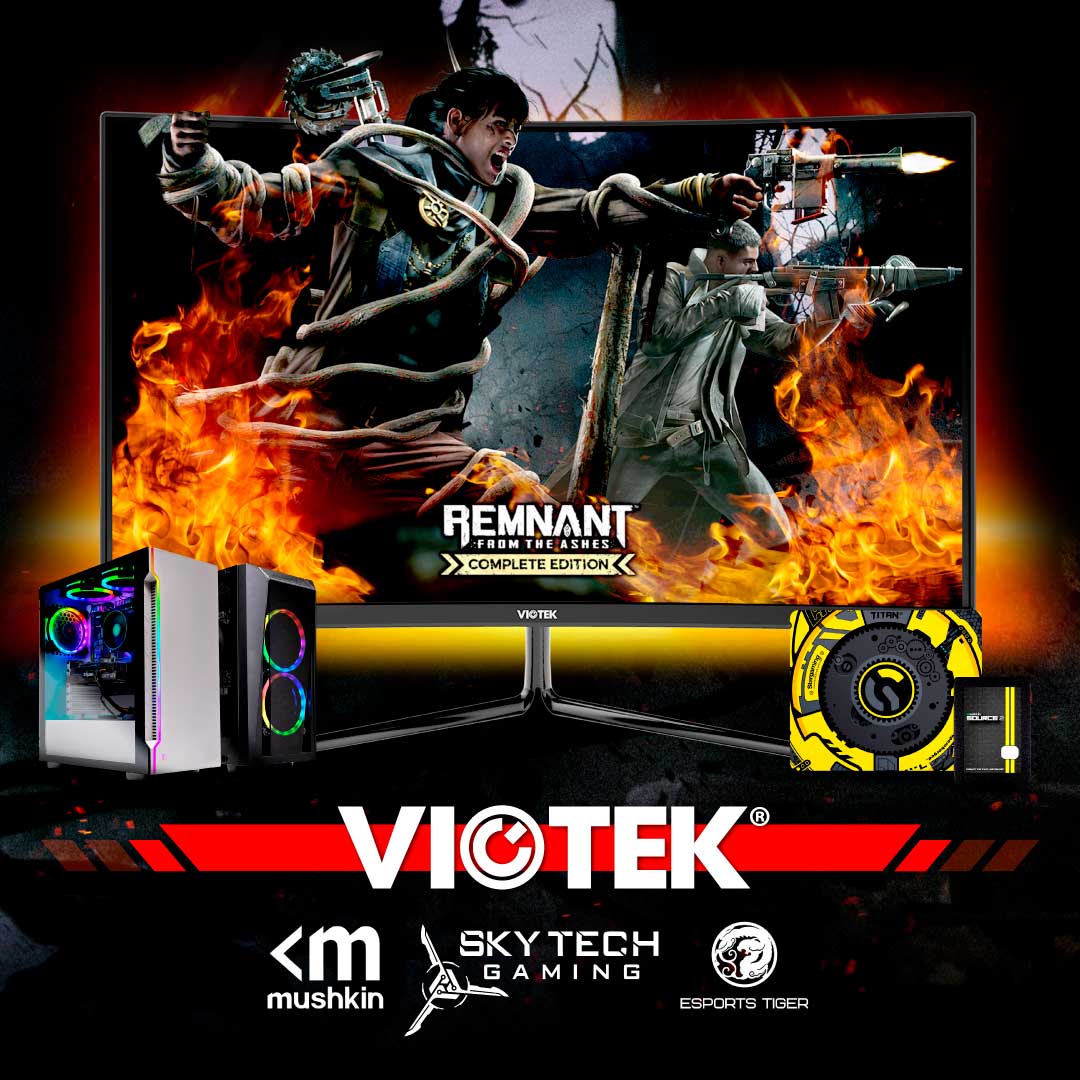 viotekusa's tweet image. 🚨WIN @Remnant_Game "Complete Edition" + @viotekusa  monitor GRAND PRIZE package complete w/ @skytechgaming and @MushkinEnhanced SSD! ENTER NOW 👉bit.ly/Remnant-Sweeps… ✌️#V4Victory #Gaming #Steam #Remnant