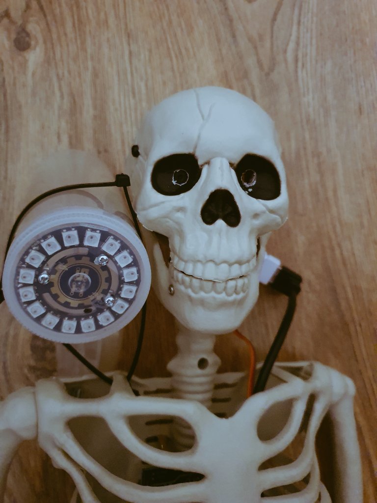The_Mikey_D's tweet photo. UAC Revenant program WIP #DOOM @DOOM @Raspberry_Pi @arduino #Halloween2020 #314Reactor - hopefully up soon on @ElectromakerIO & @Hacksterio https://t.co/4Vj81XRj3O