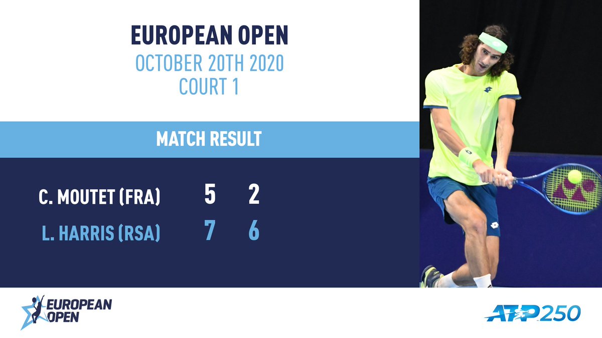 On a roll 💪 @lloydharris63 🇿🇦 wins his third match at #EuropeanOpen2020 🔥 #ATPTour