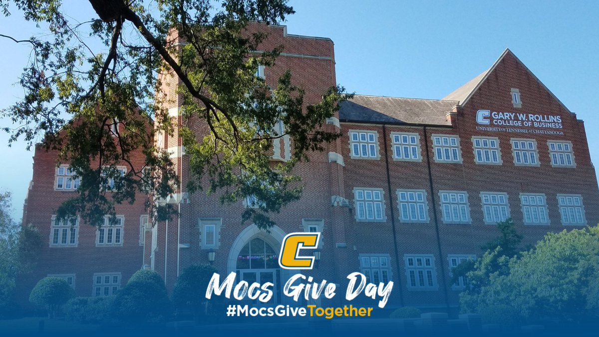 UTCRollinsCOB's tweet photo. There's still time to join in on the fun! Donations of any size will help provide opportunities for our future Mocs. Can't donate and still want to show your support? Simply retweet! 
To participate, go to https://t.co/sVst3AVYxM https://t.co/RGF0qiDQNe