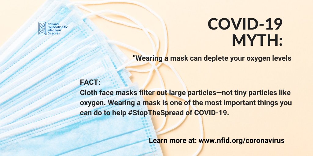 A5: #StopTheSpread nfid.org/infectious-dis… #WearAMask #FactsNotFiction #IIPWChat
