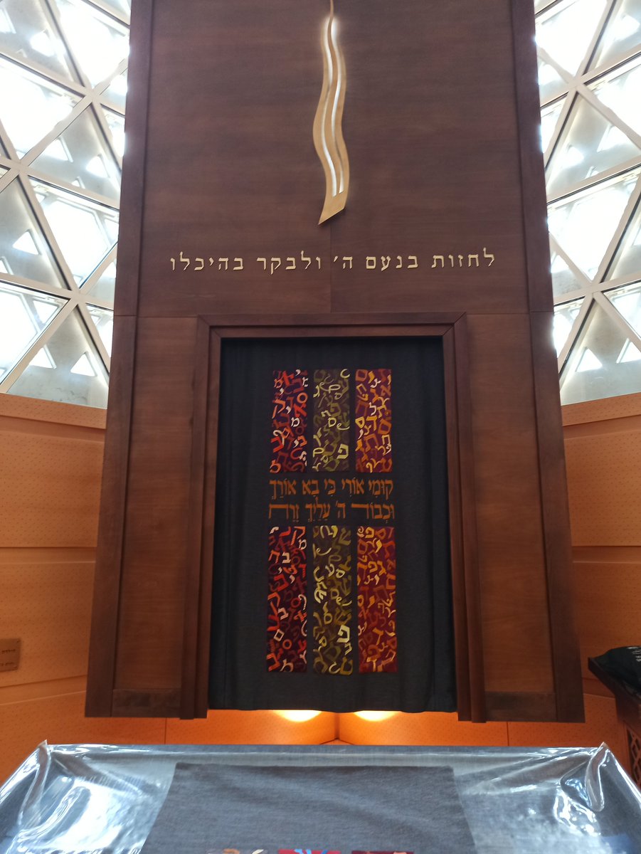 ארון הקודש בבית הכנסת שבנה גיסי השליח הרב שניאור טרבניק בעיר Ulm גרמניה
הארון נתרם על ידי ילידי העיר Ulm מיקי שטראוס שנפטר אתמול ותבדלח