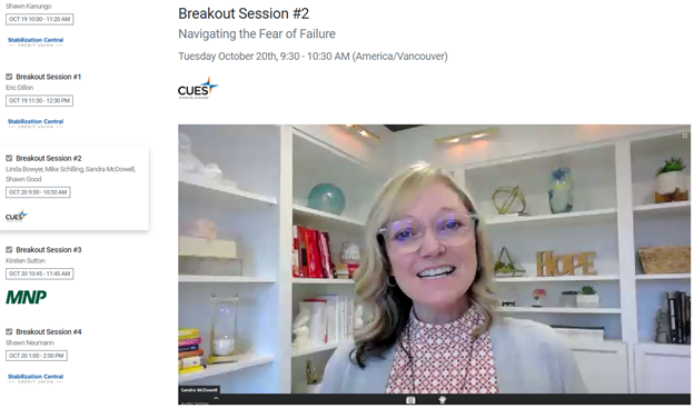 "If you have fear, your brain is working" <a href="/SandraLMcDowell/">Sandra McDowell</a> 

What we need to do is manage our response to the fear. The good news is that we can manage our response. Often, it's a perceived threat, not a real threat.

#BCYL2020Conference #BCYL #BCYoungLeaders
#growthmindset