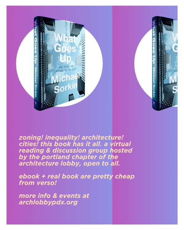 archlobbyPDX's tweet photo. Tomorrow night! Week 2 of our "What Goes Up" reading group. Still plenty of time to crush these readings and join us!

https://t.co/RDOTfLa8sp https://t.co/49Vu625q80