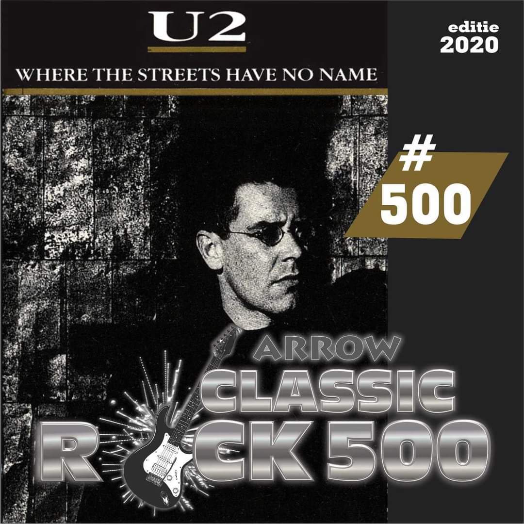 Morgen woensdag 21 oktober om 09:00 start hij de ARROW CLASSIC ROCK 500!.
Met op nr. 500: U2 - Where the streets have no name.
Voor de hele playlist van morgen kijk je op arrow.nl