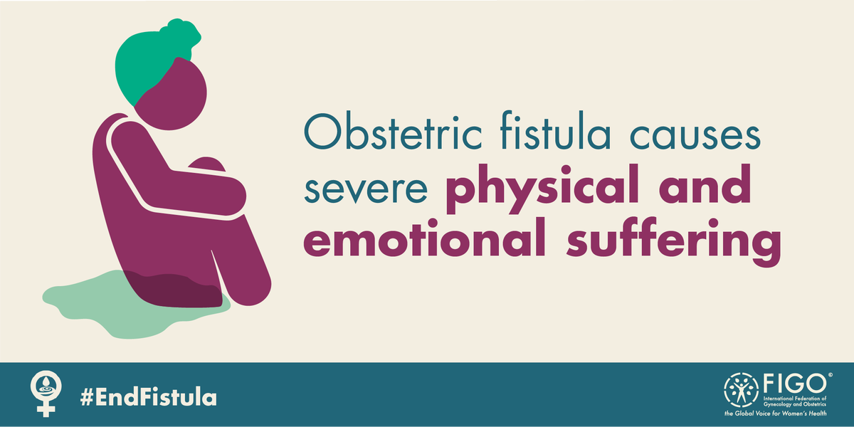 FIGOHQ's tweet photo. Obstetric fistula is a devastating childbirth injury, and a neglected public health and human rights issue. 

Read about FIGO's work on #ObstetricFistula here: https://t.co/pep2nFl328

#womenshealth #SRHR #EndFistula https://t.co/QRptAgCsk9