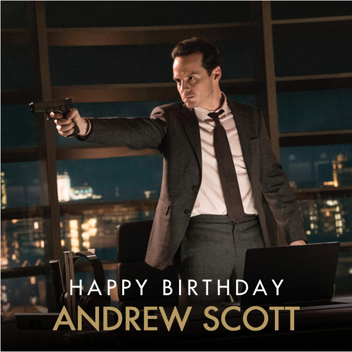  Now we know what C stands for. Cake. Birthday Cake. Many happy returns to Andrew Scott who played C in SPECTRE. 