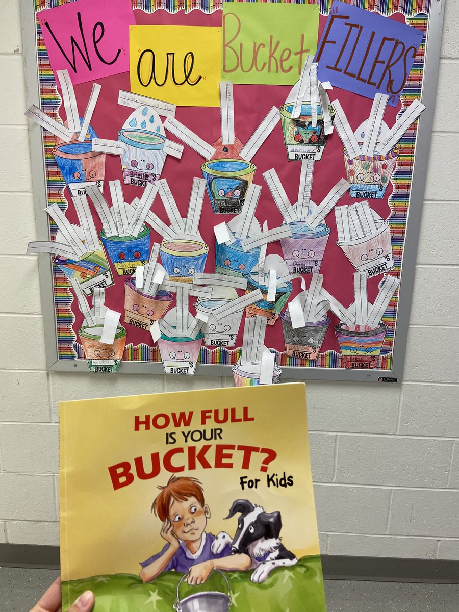 Loved this beginning of the year activity. We read “How Full Is Your Bucket” and wrote three ways how we can be bucket fillers this year! So much positivity was brought into our classroom. #rvilleproud <a href="/bitsbyBoomer/">Sharon Elementary School</a>