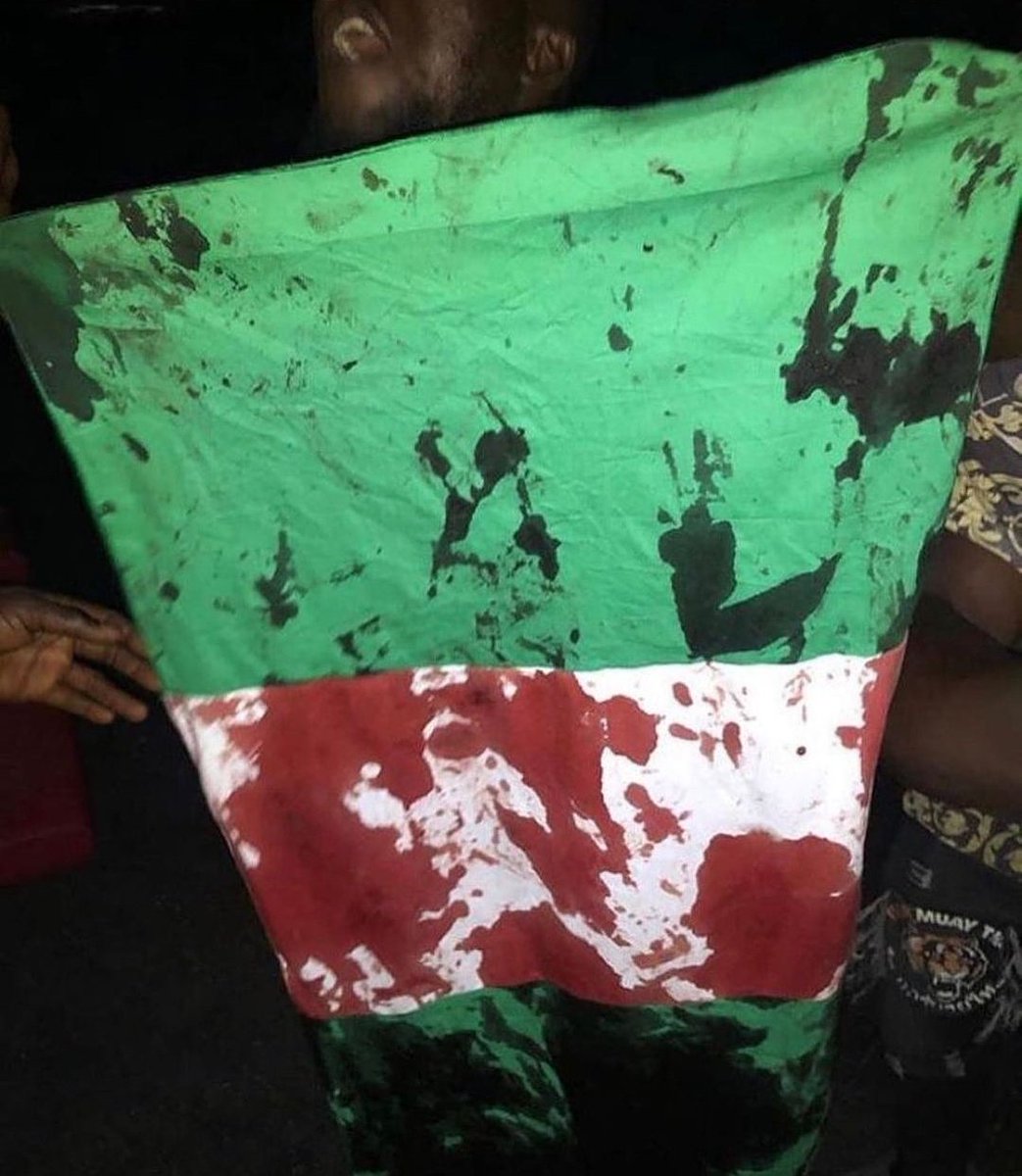 latiide's tweet image. @jidesanwoolu Is it until they kill all of us?
The Nigerian flag does not matter anymore!!

@MBuhari @PoliceNG
We Don taya !!!!

#EndPoliceBrutalityinNigeria
#unarmed 
#basedonwhat
@CNN @cnnbrk @cnni @CNNPolitics
@ABC @bbcworldservice @AlJazeera @AlJazeera_World  @BBCAfrica
TAG!