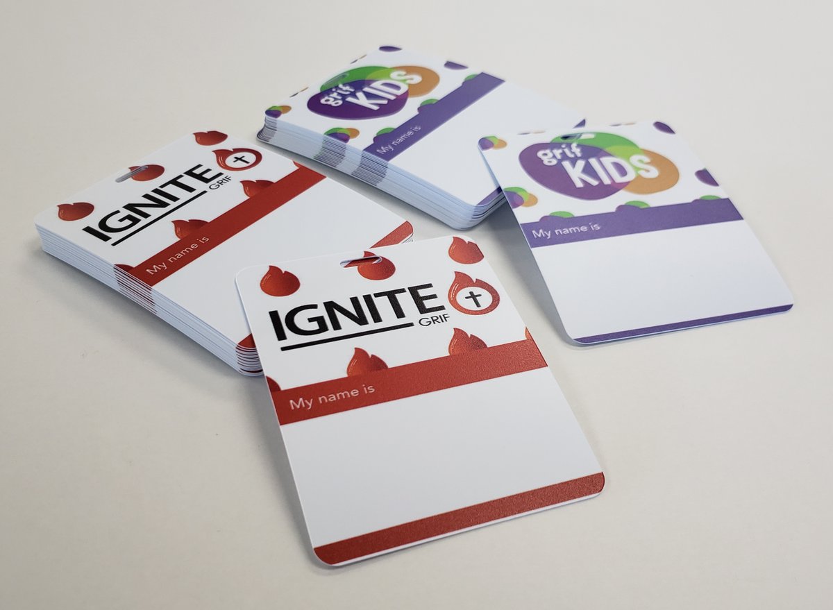 ExpressSignsInc's tweet image. We're pleased to have produced these polystyrene name tags for Grand Rapids International Fellowship @GRIFNaz!

Looking for something other than signs and banners? We print name tags, stickers, magnets, and more!