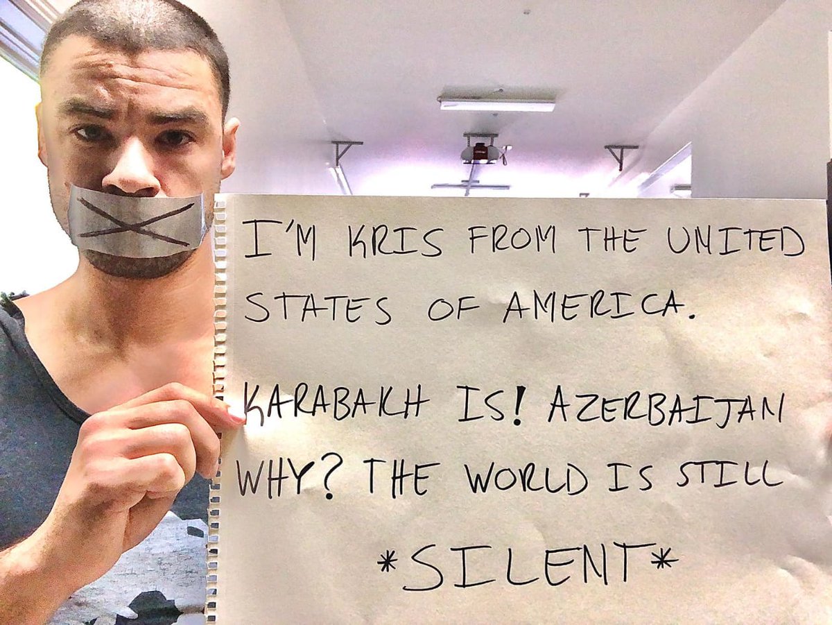 ❓After massive missile attacks, dead civilians, women, children, destroyed building and houses the world is still silent. Why?
#KarabakhisAzerbaijan
#BreakYourSilence
#OpenYourEyes
#StopArmenianAggression