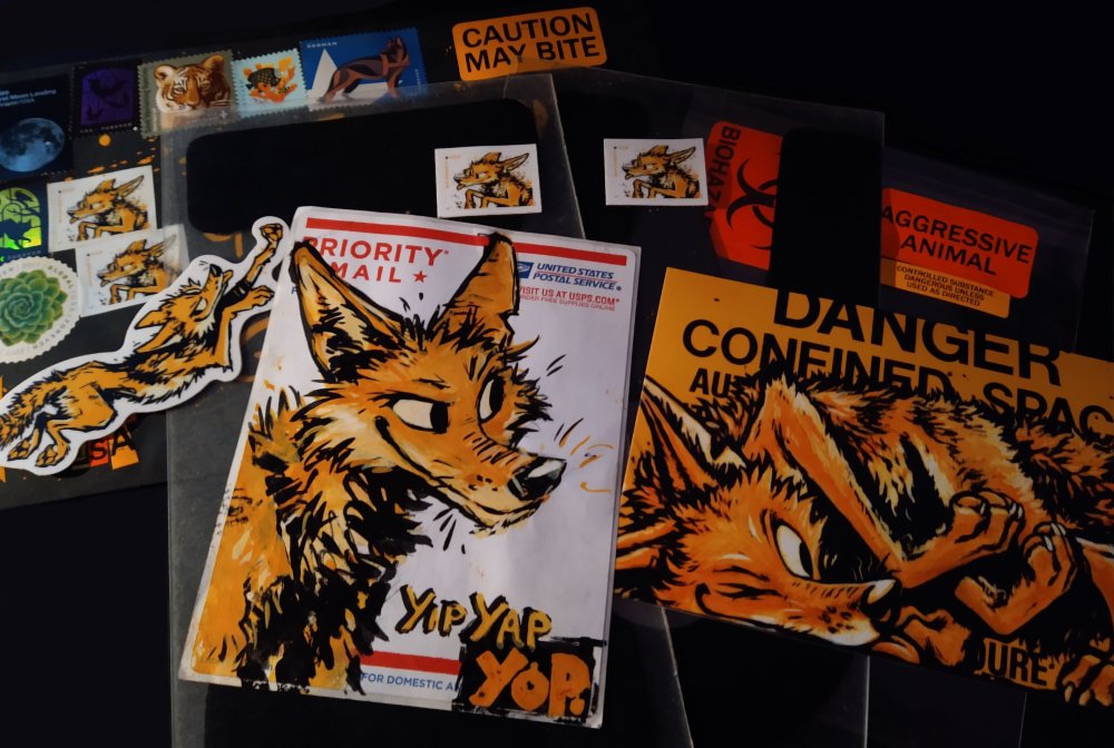 RyanWuff (@ryanwuff) on Twitter photo A whole lot of yops have appeared at my home. Absolutely love the adopted scavenger and all the extra goodies that arrived with it from <a href="/animalartcrimes/">animal art crimes</a> <3 A whole lot of yops have appeared at my home. Absolutely love the adopted scavenger and all the extra goodies that arrived with it from <a href="/animalartcrimes/">animal art crimes</a> <3