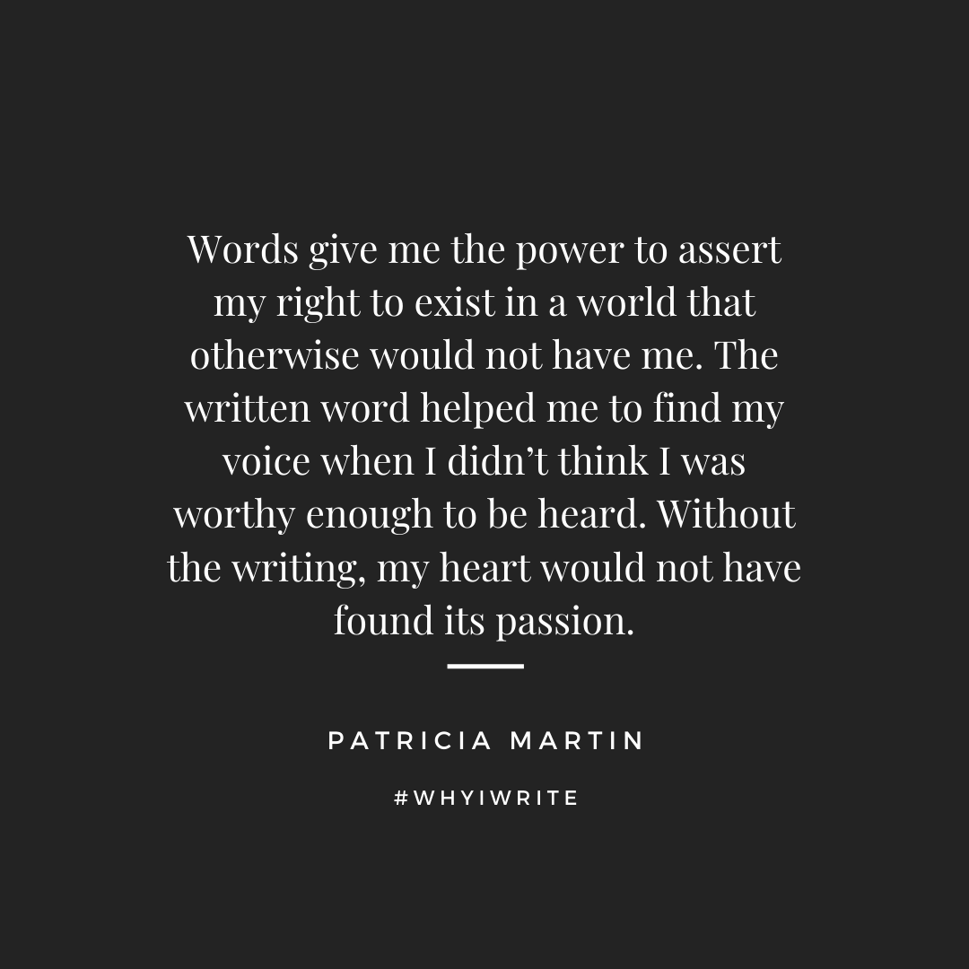 Patriciamwrites's tweet photo. I write because writing is more than my passion, it is my freedom. #nationaldayonwriting #whyiwrite #writingcommunity https://t.co/VQT8M2WCig