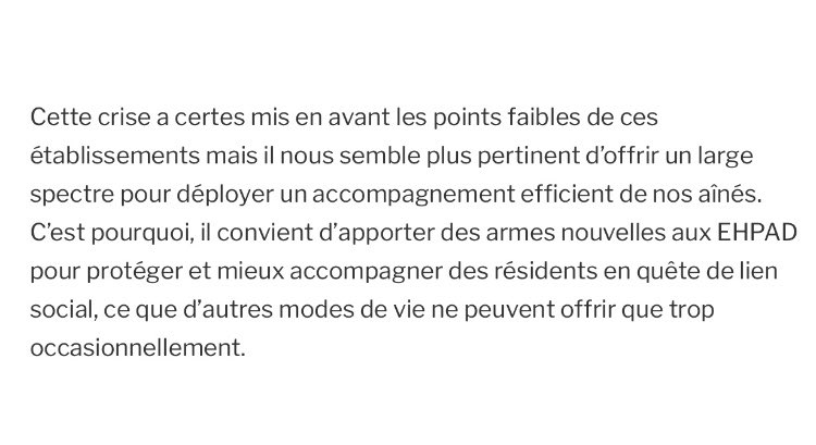 ➡️ A lire sur <a href="/LaFabriqueSante/">La Fabrique de la Santé</a> :
La contribution d’ <a href="/Eve_Guillaume/">Eve Guillaume</a> et @RmnLnr : 5 propositions concrètes pour « inscrire les EHPAD publics dans des missions d’intérêt général et en faire les unités de base du service public de l’autonomie »
👉 lafabriquedelasante.fr/2020/10/15/ehp…