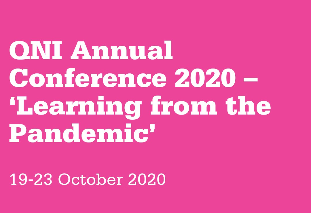 Inspirational morning with QNI. Sharing experiences and reflecting on the contribution of community nurses throughout the pandemic. Informative and thought provoking. Thank you QNI. #QNI2020