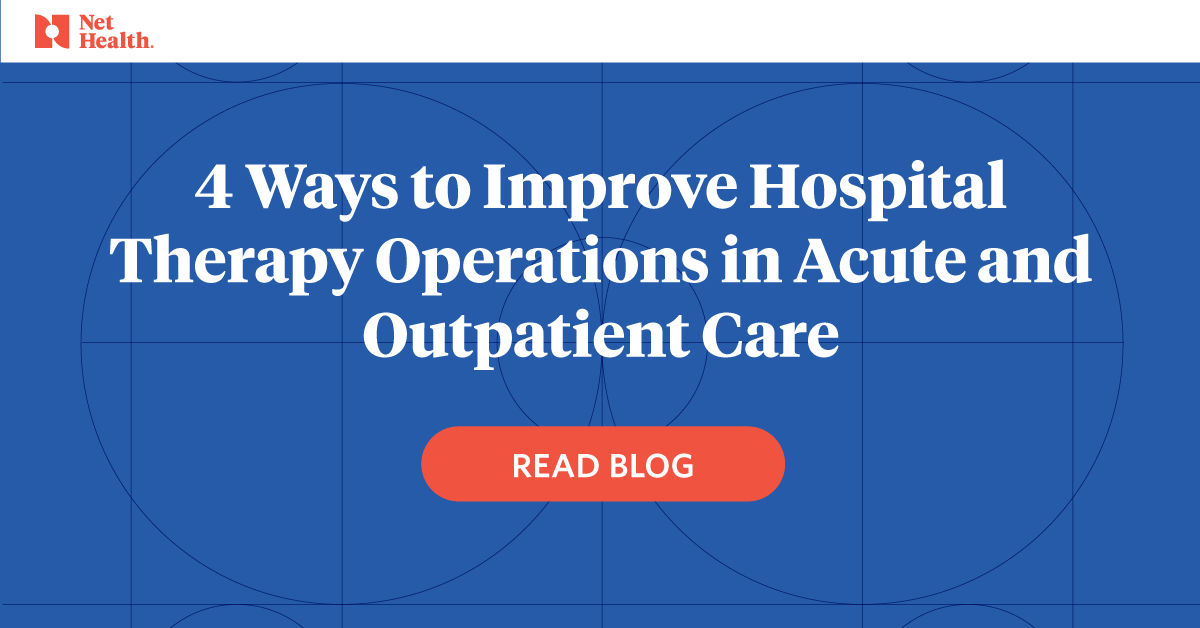 nethealth_us's tweet photo. In this blog, review strategies and resources that can help ensure the delivery of high-quality, efficient, patient-centered care in acute and outpatient care settings. | #NetHealth #HospitalManagement #HealthcareIT #Rehabilitation #RehabTherapy https://t.co/ucpRChovtU https://t.co/mhZqSXu686