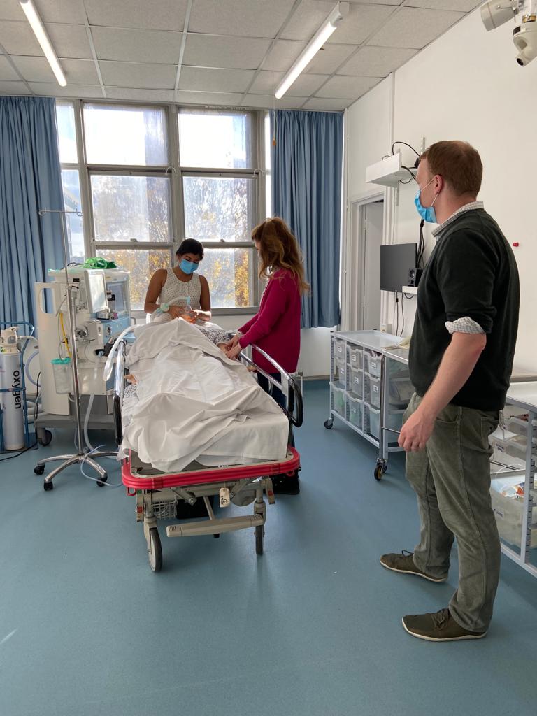 WOW!! Great start to the week with our sim...amazing cru doing COVID-safe novice training