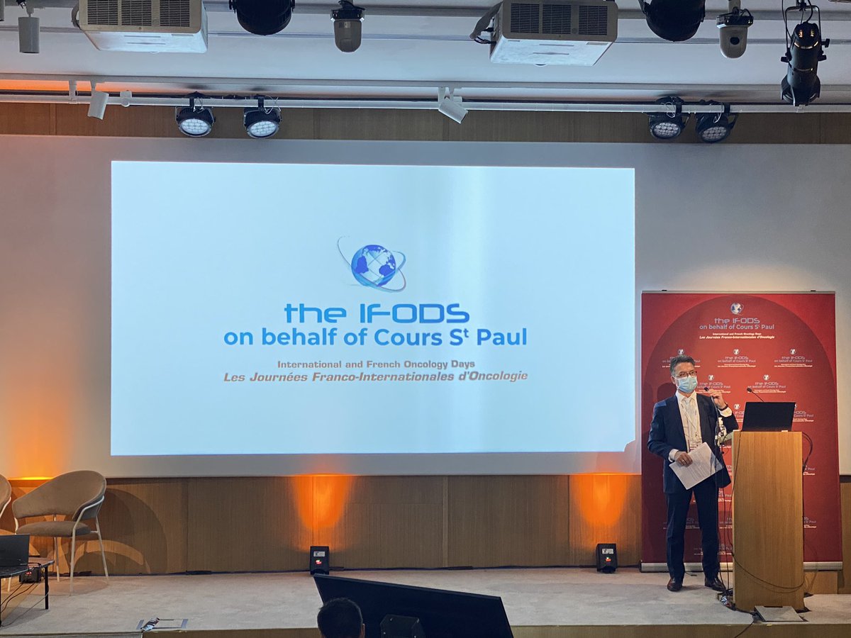 Session d’ouverture des #IFODS  - Presentiel &amp; Virtuel - Discours du Professeur Jean-Philippe SPANO 
#Oncology #Cancer #Congress #IFODS2020
