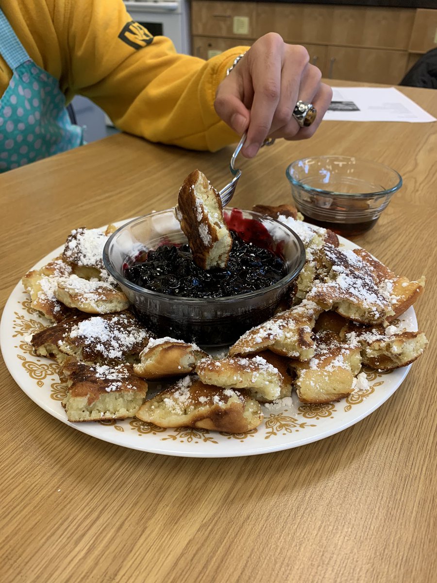 Kaiserschmarrn for breakfast in Foods 11! <a href="/carsonsecondary/">Carson Graham</a>