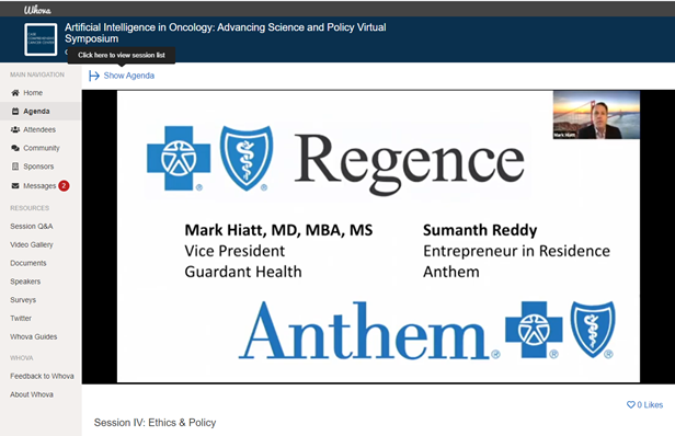 AID2B_CWRU's tweet photo. @Mark_Hiatt and Sumanth Reddy present their Quadruple Aim framework for medicine in #AIO2020 Ethics & Policy talk: "Partnering with Payers: Journey from Clinical Utility to Payer Integration" https://t.co/S8hruEHLah