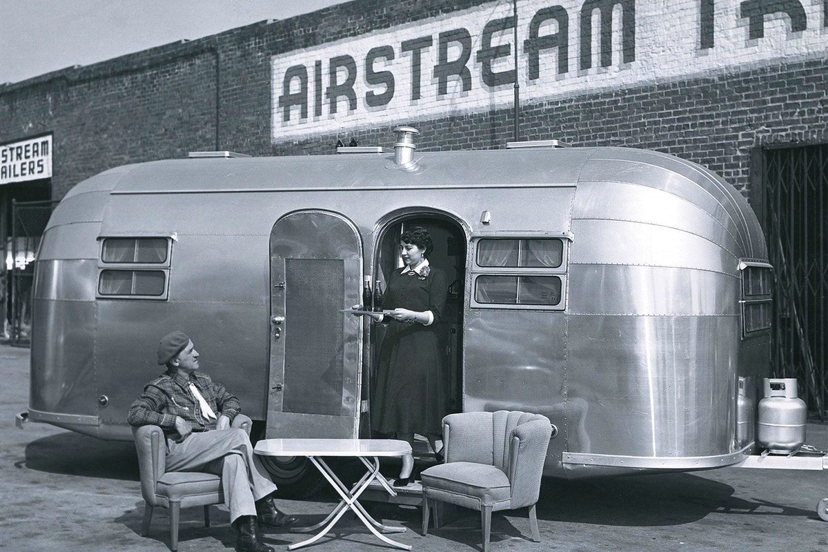 Airstream_Inc's tweet image. How it started:                              How it&apos;s going: