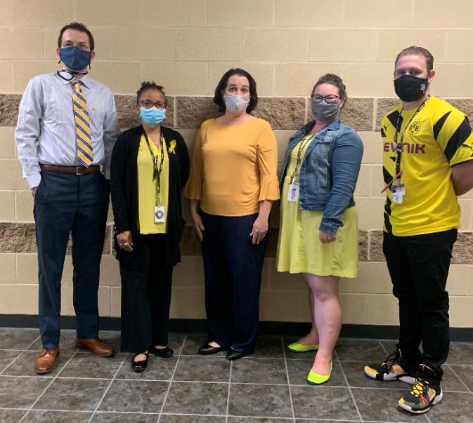 CounselorsCFHS's tweet photo. English Department is representing! https://t.co/phbeP0q1ru