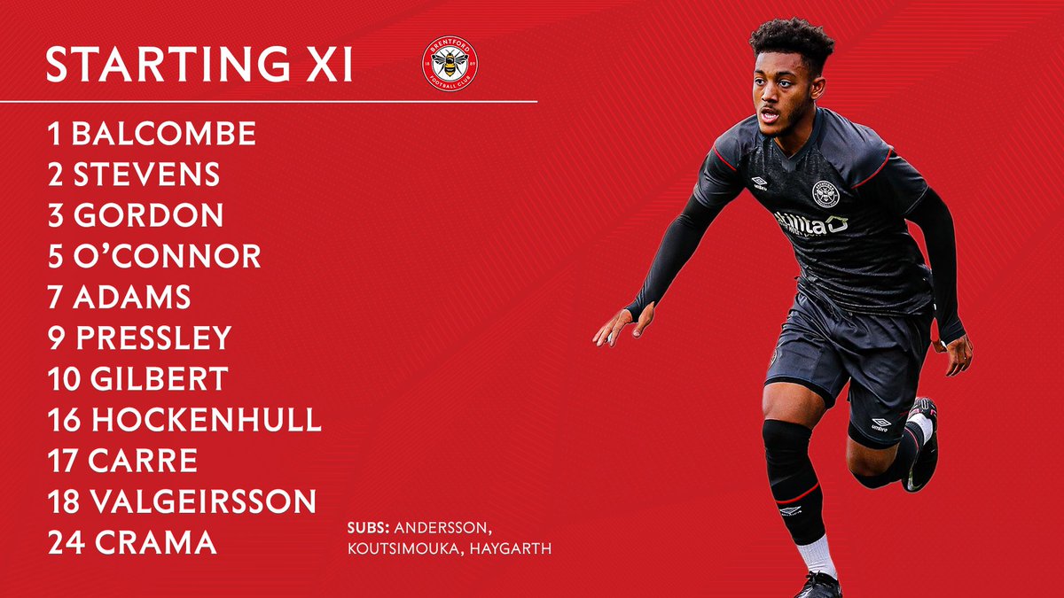 📝 TEAM NEWS: A debut for Valgeir Valgeirsson this evening for #BrentfordB 

#BrentfordFC
