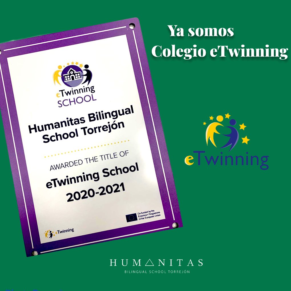 ✨Nuestro Colegio ha recibido el título de “Colegio eTwinning 2020-21” ✨

Un reconocimiento a los proyectos que se llevan a cabo a nivel europeo en las distintas etapas educativas. 

¡Enhorabuena a tod@s! 👏🏼

🔗 analopprof.wixsite.com/etwinninghum

<a href="/eTwinning_es/">eTwinning España</a>