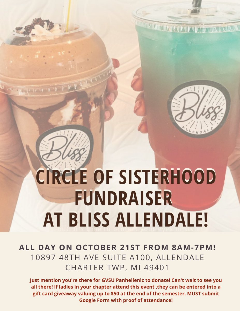 This fundraiser is TOMORROW!! AND if you go and submit proof of attendance you enter to win $50! Link to Google Form in bio, we can’t wait to see you there supporting @CofS_Foundation! ✨🤍