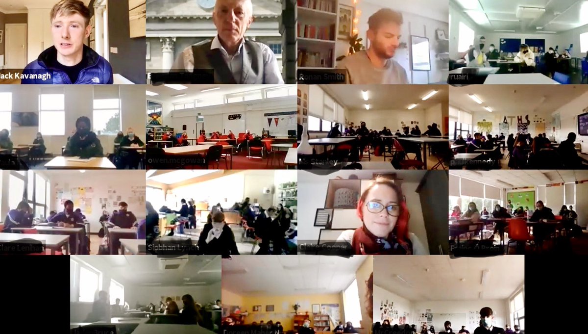 Speaking with 2,207 students from 45 4th, 5th and 6th year classrooms around Ireland as part of <a href="/thegoodsummit/">The Good Summit</a> with <a href="/tcddublin/">Trinity College Dublin</a> 
“Let there be hope”