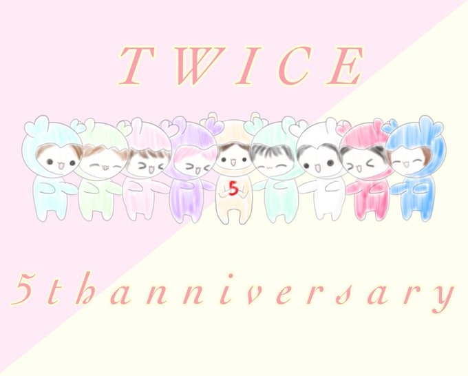 Twice 5thanniversaryのtwitterイラスト検索結果