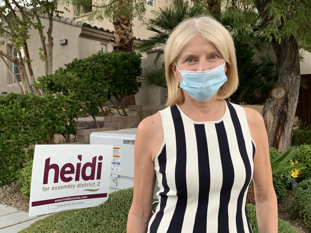 heidikasamanv's tweet photo. Remember friends, #MaskUp so we can safely #OpenUp! To get our economy back up and running and keep our communities safe, we need EVERYONE to take every precaution we can. #MaskUpNevada! #AD2 https://t.co/4Hzv2mMlEA