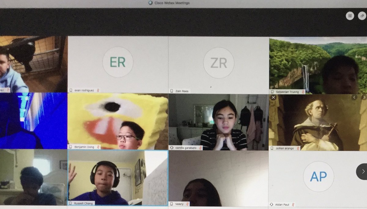 The show must go on.... errr, we meant court.  7th Grade SS learners of Mineola Virtual Academy putting Christopher Columbus on Trial just as if we were back in the classroom.  Witnesses sworn in remotely, of course, but still required to take an oath and raise their right hands.