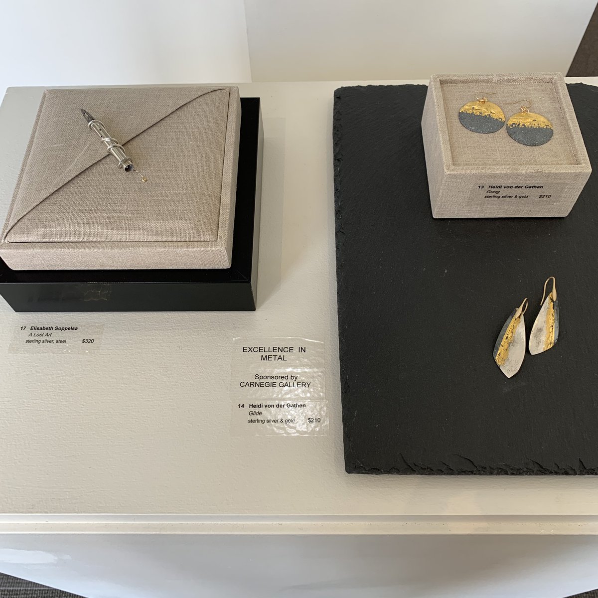 We are in the final week of Carnegie Craft 2020! This juried #exhibition features the work of 31 #artists. Here are some more pieces selected for the exhibition. See something you like? Give us a call for the details. 
#carnegiegallery #carnegiecraft #carnegiecraft2020
